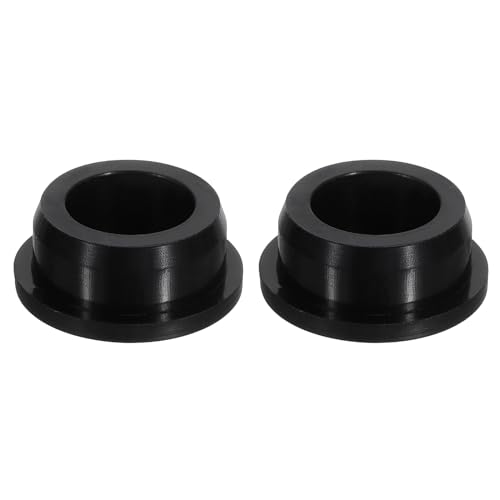 Image of uxcell 2 Pcs Black Plug Holes, Waterproof Rubber Button Plug for 32mm / 1.26 inch Hole