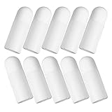 GAROZATION 10 pezzi Bottiglie Vuote per Profumo e Oli Essenziali Ricaricabili Piccole Contenitori Cosmetici da Viaggio con Applicatore Sfera Liscia per Organizzare Prodotti di Bellezza