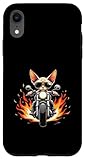 Photo Gallery divertente gatto sphynx in sella a una motocicletta design sphynx cat lover custodia per iphone xr