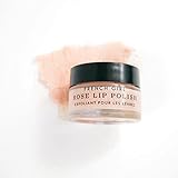 FRENCH GIRL Vegan Organic Sugar Lip Scrub Rose Sugar Exfoliating Treatment, Lip Conditioner & Shea B
