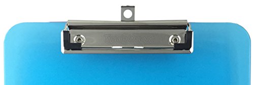 Trade Quest PTLL-P Plastic Clipboard Transparent Color Letter Size Low Profile Clip thumb #2