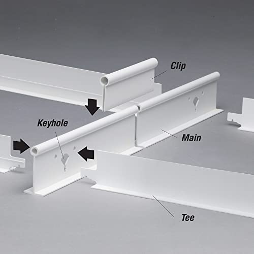 Image of 100 sq. ft. Black Suspended Ceiling Kit