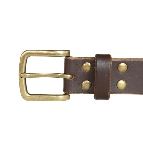 Image of Lucky Brand Men's Jeans Leather Belt| Classic| Casual| Dress| Everyday| American Heritage| Genuine Leather| Metal Buckle