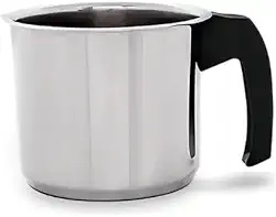 Fervedor Leiteira Aço Inox 1,25l Suprema em Aço Inox - Para Ferver Leite, Água e Chá - Alta Condutibilidade de Calor