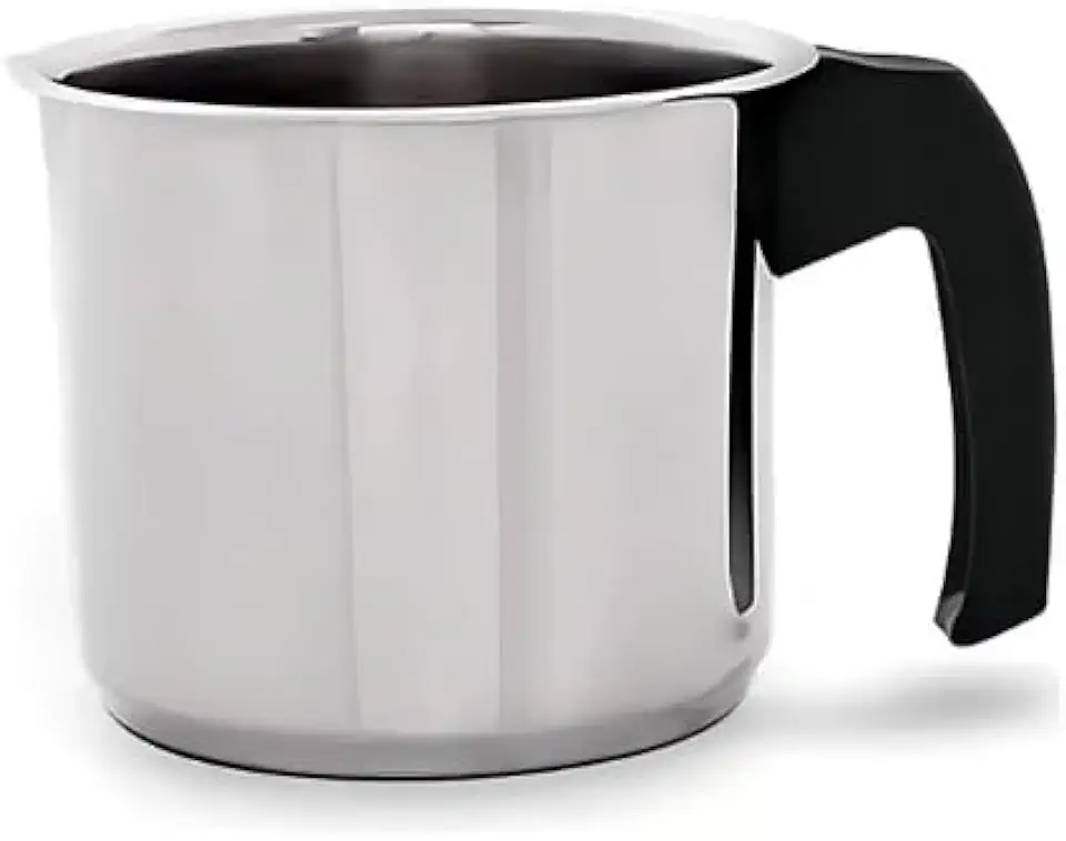 Fervedor Leiteira Aço Inox 1,25l Suprema em Aço Inox - Para Ferver Leite, Água e Chá - Alta Condutibilidade de Calor