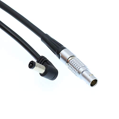 Cable Teradek 2 pines macho con conector CC 2,5 mm en ángulo recto anticaídas