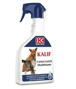 Briconess.com Repellente Spray 750 ml disabituante igienico per Cani e Gatti Kollant Kalif