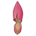 YDN Women Pointed Toe D'Orsay Ballet Flats V Cut Low Heels Slip On Office Dress Loafer Shoes Size 12 Fuchsia