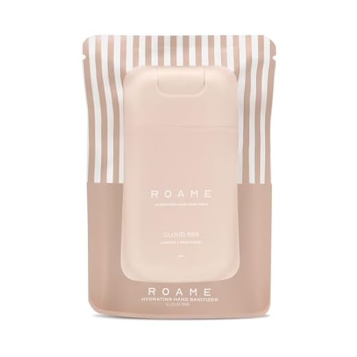 Roame Cloud 999 Hydrating Alcohol-Based Hand Sanitizer Spray – Antibacterial, No-Rinse Formula – Pocket-Size Travel-Friendly – Juniper & Palo Santo Blend Scents, TSA-Friendly – 1oz