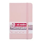 Talens Art Creation Sketchbook 9x14cm Pastel Pink - 80 feuilles de papier...