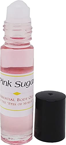 Pink Sugar - Type for Women Perfume Body Oil Fragrance [Roll-On - Clear Glass - Pink - 1/3 oz.]