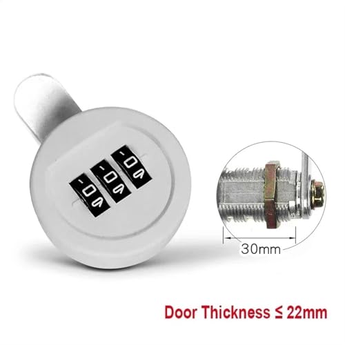 Serrure à came sans clé 30mm pour ne plus jamais perdre vos clés - 3