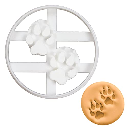 Wolfspfotenabdrücke Ausstechform, 1 Teil, Bakerlogy