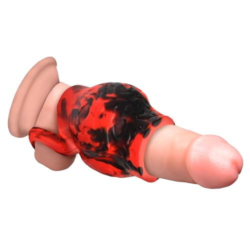Sangle en silicone Hell Hound CREATURE COCKS pour ajouter de la circonférence