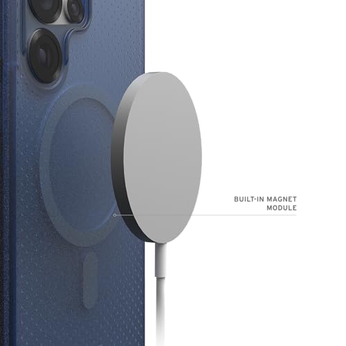 Image of URBAN ARMOR GEAR UAG Designed for Samsung Galaxy S25 Ultra Case 6.9 inch DOT - Compatible with Magnetic Charging Slim Transparent Rugged Military Drop Tested Protective Cover, Cloud Blue