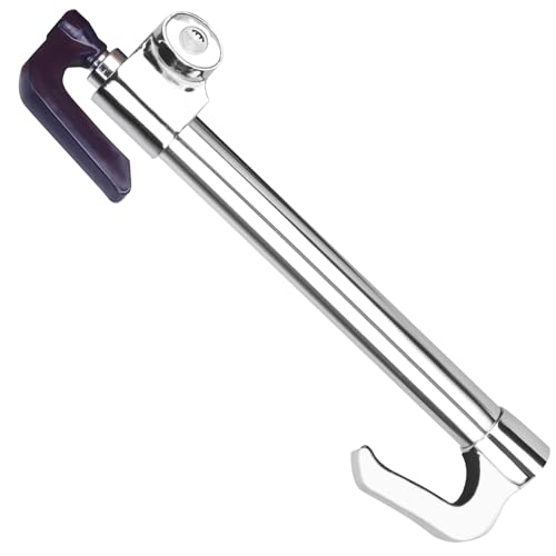 Turnart Steering Wheel Lock Anti-Theft Device Universal Brake Lock Bar Telescopic Pedal Lock Adjustable Car Lock for Sedan Truck Van SUV Security with 3 Keys (Max Length: 34in)