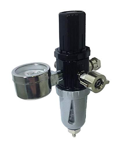 Sparmax Drukregelaar met condensatiefilter en manometer.