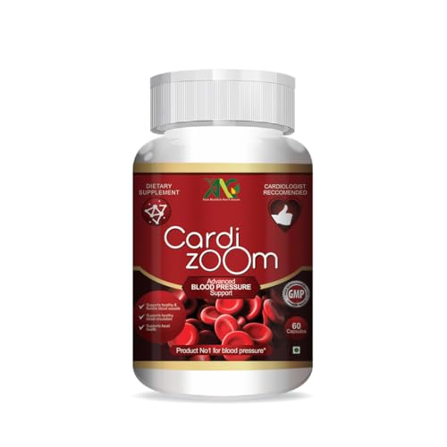 ANC Cardizoom with Arjuna Extract & Moringa Extract Heart Health Supplement Veg (60 Capsules) for Men & Women (Pack of 2)