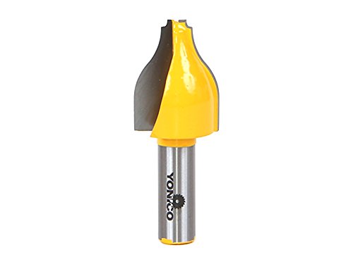 Yonico 12148 Panel Raiser Router Bit with Vertical Ogee Bead 1/2-Inch Shank