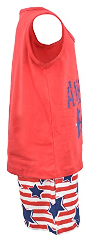 Image of Unique Baby Boys American Boy 4th of July 2pc Tank Shorts Set