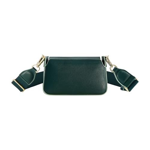 Jason Wu Women's Crossbody Bag, Leather Purse Handbag with Adjustable Strap, Jungle, One Size2