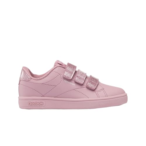 Reebok Court Clean Hook & Loop Straps, Scarpe da Ginnastica, DustyRose/DustyRose/FROSTEDBERRY, 34 EU