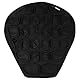 Sarini Motorrad-Sitzkissen, Aufblasbares Luftsitzkissen zur Druckentlastung, Universelles Motorrad-Bankkissen, Ergonomisches Komfortpolster für Fahrer, Größe 37,5 x 36 x 3,5 cm