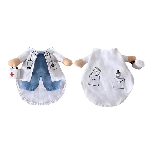 Disfraz Médico para Perro Halloween DELIFUR M miniatura 2