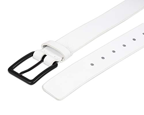 Calvin Klein Men's Casual Jean Belt, White, X-Large (42-44) #TOP3