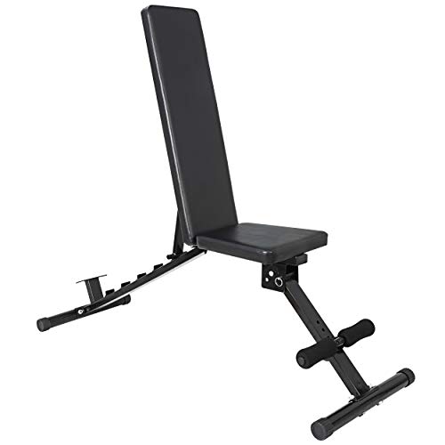 F2C Multifunction Adjustable Weight Bench, Foldable Utility Strength Training Bench for Full Body Incline Decline Home Fitness Workout Gym Exercise