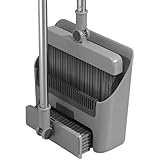 Juego de Escoba, recogedor de Escoba 3 en 1, recogedor de Polvo Resistente de 90° y Juego con Mango Largo, rotación de 180° para Barrer en Interiores y Exteriores