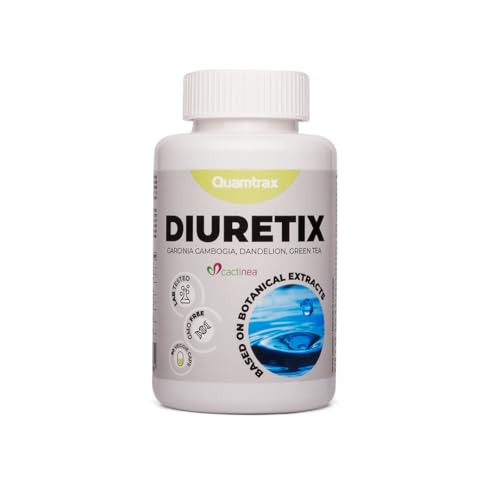 Quamtrax Nutrition - Diuretix - 90 Cápsulas - Definición, eliminación de líquidos y sin estimulantes.