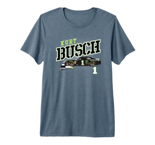 NASCAR - Kurt Busch - Dust Storm Car Premium Tri-Blend T-Shirt
