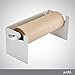 Jumbl 12” Wall Mounted Kraft Paper Dispenser | Hanging Paper Roll with Cutter for Kitchen, DIY Room, Office, Business, & More | Great for to-Do Lists, Menus, Grocery Lists, & Art Projects