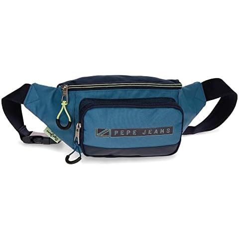 Riñonera Pepe Jeans Duncan con Bolsillo Azul Cover