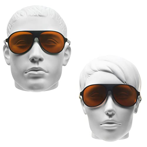Image of proSPORT Blue Light Blocker Glasses Sleep Better Computer Screen Orange Amber