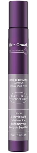 Hair Thickening Serum Helps Reduce Hair Loss, Korean Hair Growth Serum Roll On for Men and Women,...
