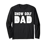snow-golfer dad outfit inverno giocatori di golf umorismo uomini maglia a manica