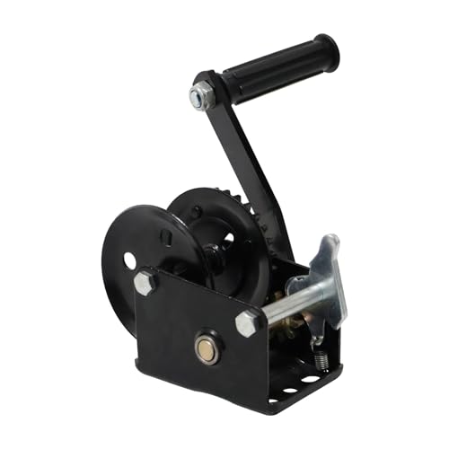 Winche manual de mano 800LB para cables y correas miniatura 6