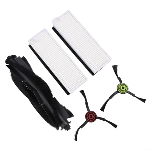 Compatibile con Laresar Evol 3 Evol 3S spazzola laterale principale filtro HEPA Mop Pad Robot, spazzole dal design unico con battistrada in gomma, accessori di ricambio per aspirapolvere (A)
