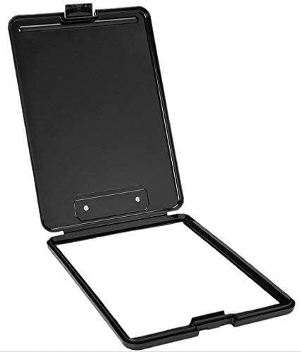 1InTheOffice Plastic Storage Clipboard, Black,Letter Size,(4 Pack)
