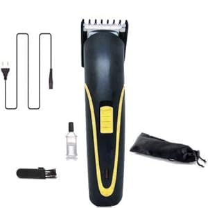 JYSUPER Rechargeable Cordless Strong Power Low Sound Trimmer for Both Men & Women Runtime: 45 Min Trimmer for Men…