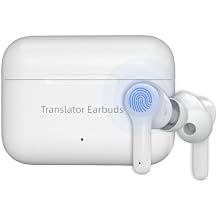 ANFIER M6S Language Translator Earbuds Two Way Real-time with 144 Languages and Accents 8 Offline Language Translation Packs Lifetime Free Translation Earbuds with APP Online & Offline Translation