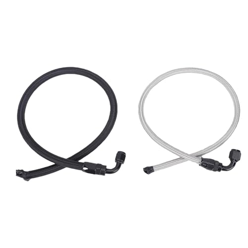 RASTKY Kit de Montaje de Manguera de Dirección Asistida de Acero Inoxidable a Prueba de Presión, Fácil Instalación para C10 LS Swap Connects Tipo 2, Ideal para Aplicaciones de Carreras, 25 Pulgadas