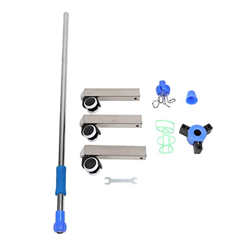 Fockety -Ständer mit Rädern, tragbarer Infusionsständer -Beutelhalter mit 4 Haken 3 Bein, Infusionsständer -Beutelhalter, höhenverstellbarer, zusammenklappbarer -Ständer für Kranke
