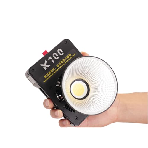 Image of Zyyini 100W LED Video Light, 40000 Lux High Brightness CRI95+ Photography Light with 2800K-6800K Adjustable Color Temperature and 9 Scene Modes, for DSLR Camera Video photoing