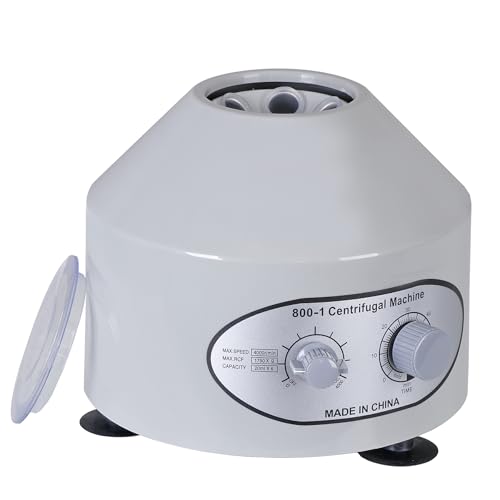image for SUPER DEAL Electric Lab Laboratory Centrifuge Machine Low Speed 4000 R