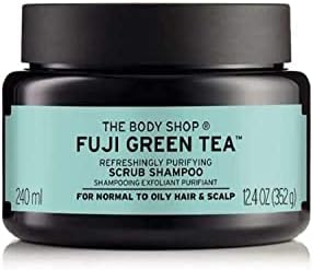 The Body Shop Fuji Green Tea Refreshingly Purifying Cleansing Hair Scrub,12.4oz (240ml)
