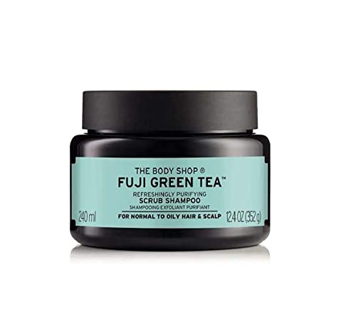 The Body Shop Fuji Green Tea Refreshingly Purifying Cleansing Hair Scrub,12.4oz (240ml)