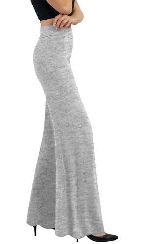 Women's Stretchy Wide Leg Palazzo Lounge Comfy High Waist Palazzo Pants (S-XL)4